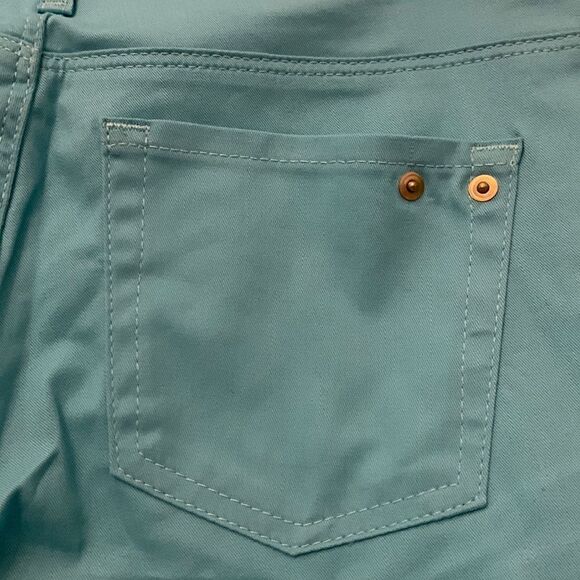 Nautica turquoise skinny ankle pants Size 4 NWT - Picture 5 of 8